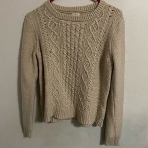J crew cream colored sweater!